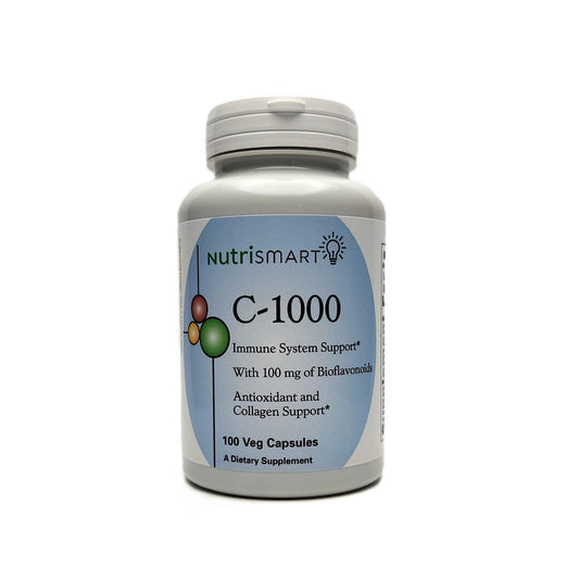 Nutrismart vitamina c 1000mg suplemento antioxidante 100 cápsulas