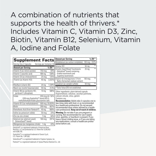 información nutricional ProThrivers