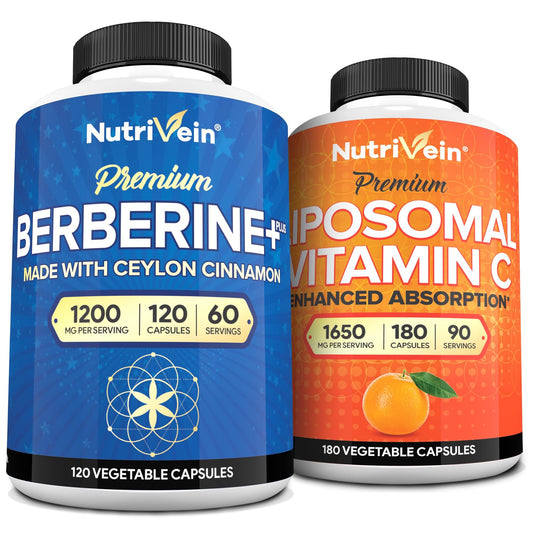 Nutrivein suplemento Berberina HCL y Vitamina C liposomal
