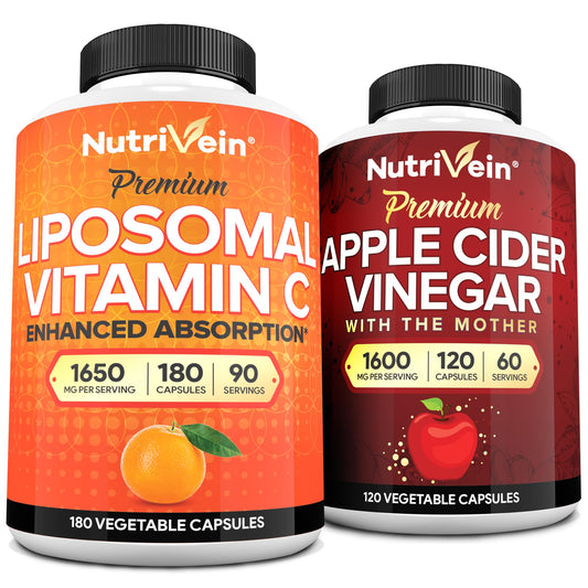 Nutrivein paquete cápsulas vinagre sidra manzana y vitamina C