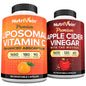 Nutrivein paquete cápsulas vinagre sidra manzana y vitamina C