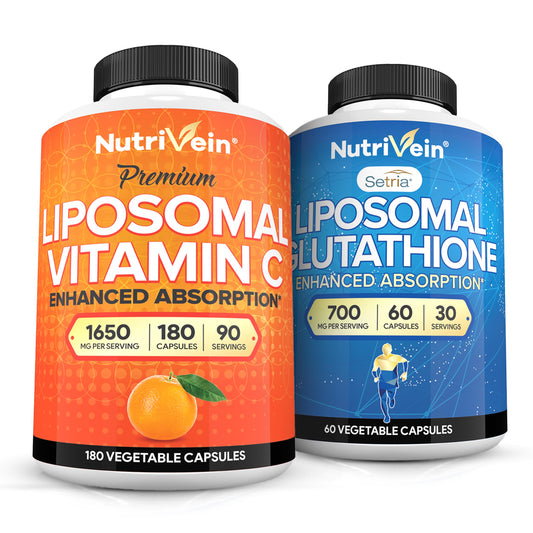 Nutrivein paquete premium vitamina c liposomal y glutatión