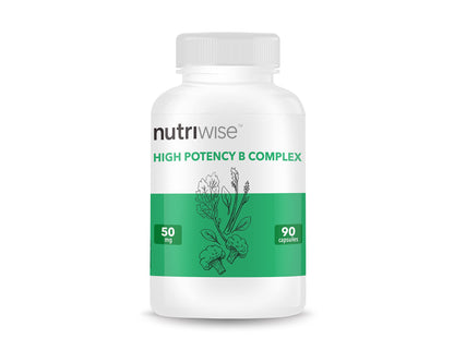 NutriWise complemento b alta potencia 90 capsulas salud