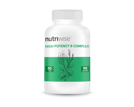 NutriWise complemento b alta potencia 90 capsulas salud