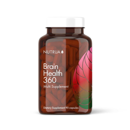 Nutrua Brain Health 360 suplemento cerebral envase frontal