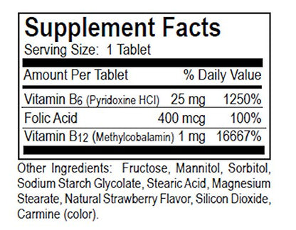 Obleas Dialyvite Vitamina B12 Plus sabor fresa