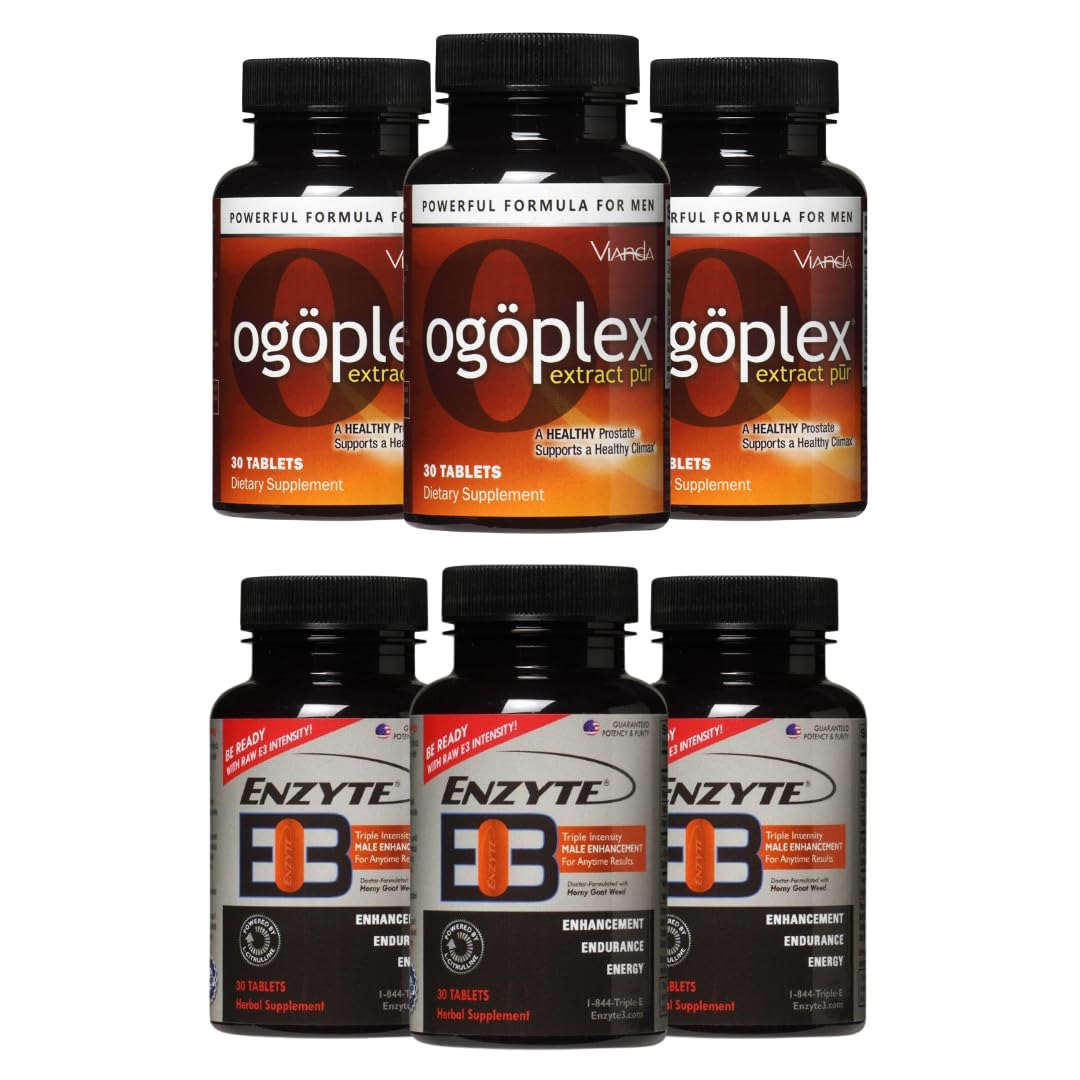 Ogoplex Enzyte3 - 3 pack de suplemento para hombres