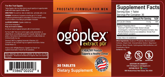 Ogoplex extracto puro para la salud de la próstata