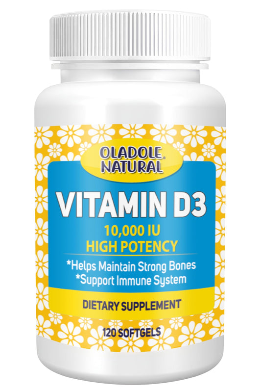 Oladole Natural cápsulas blandas vitamina D3 10000 UI