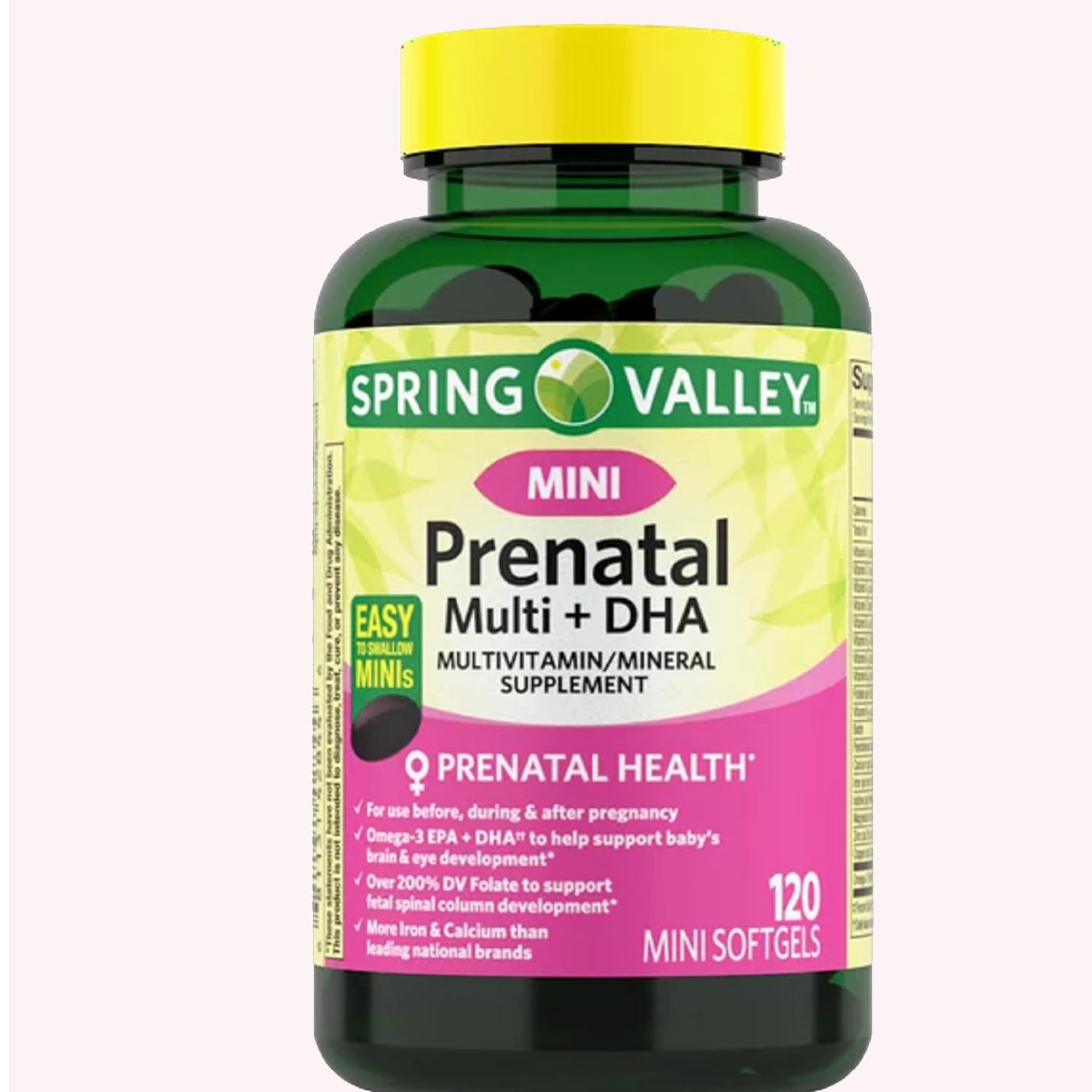 Olive You multivitamínico prenatal mini softgels empaque