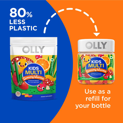 Paquete económico de OLLY suplementos vitamínicos.