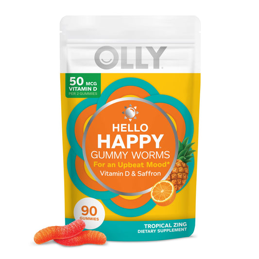 OLLY gomitas personalidad feliz con azafrán y vitamina d