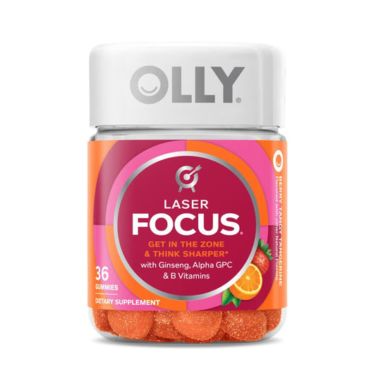 OLLY Laser Focus Ginseng Alpha GPC 36 gomitas