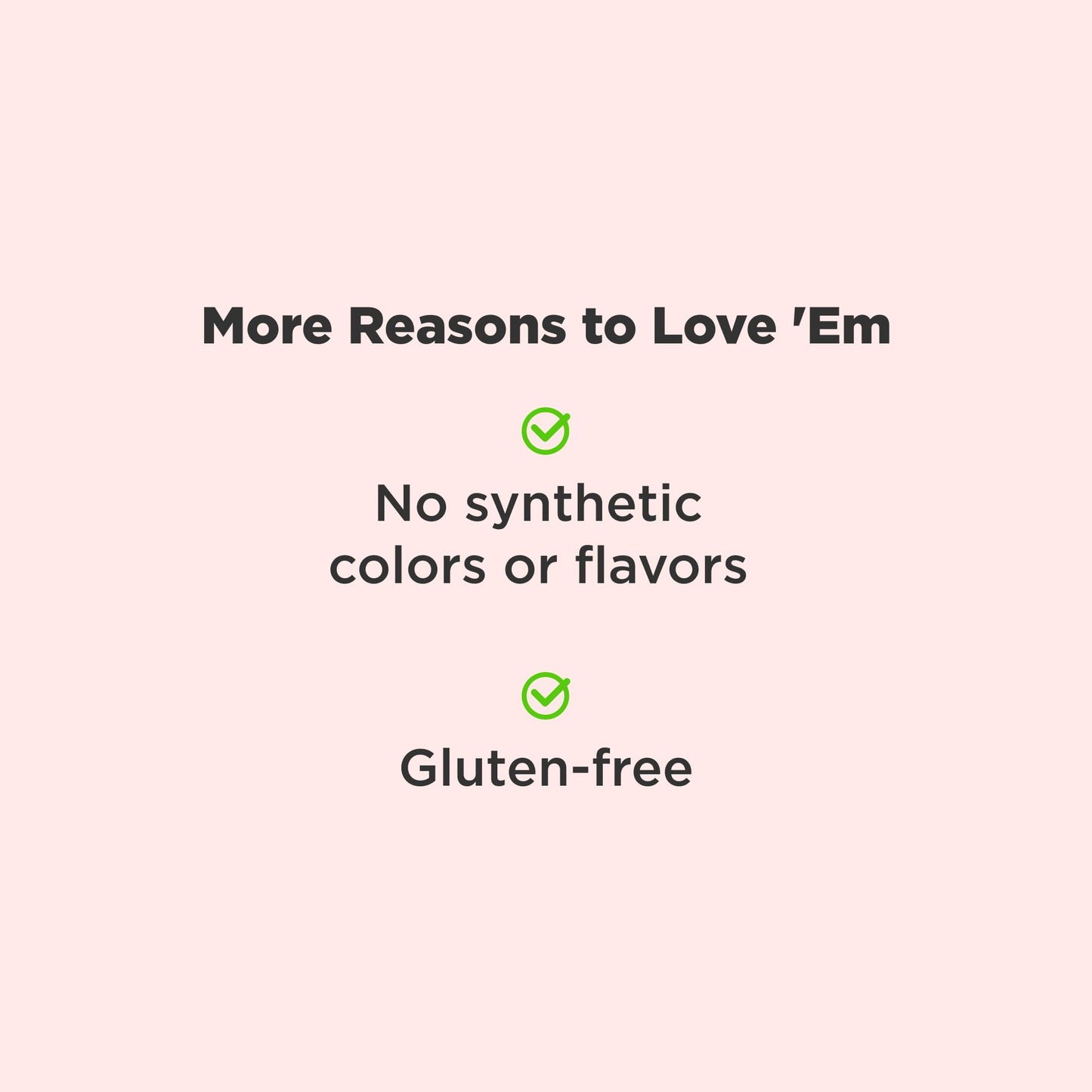 OLLY sin sabores artificiales y sin gluten.