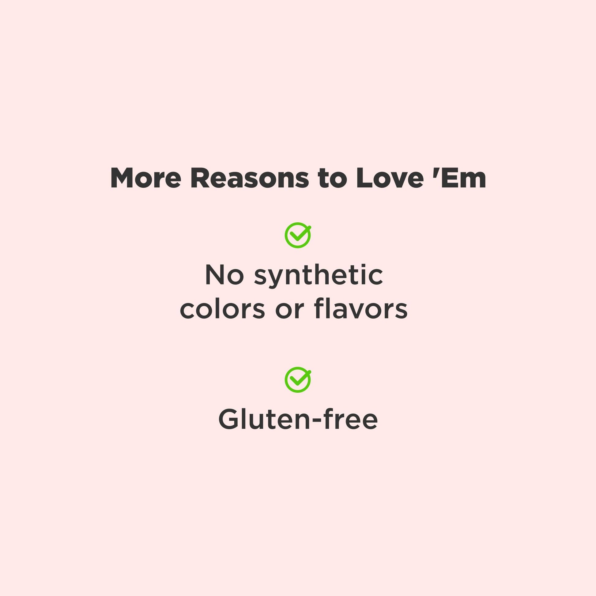 OLLY sin sabores artificiales y sin gluten.