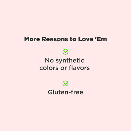 OLLY sin sabores artificiales y sin gluten.