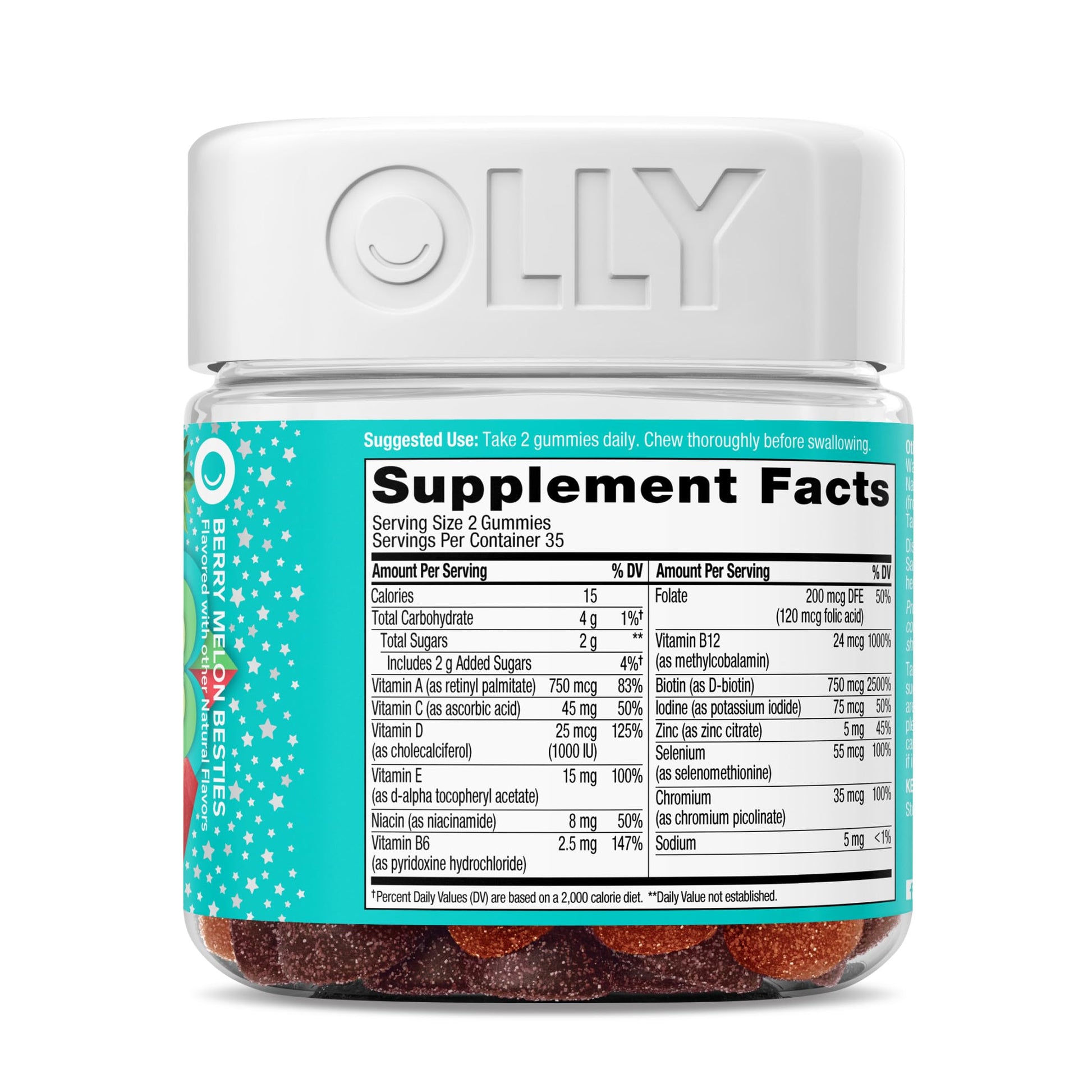 Olly suplementos dieta adolescentes descripción
