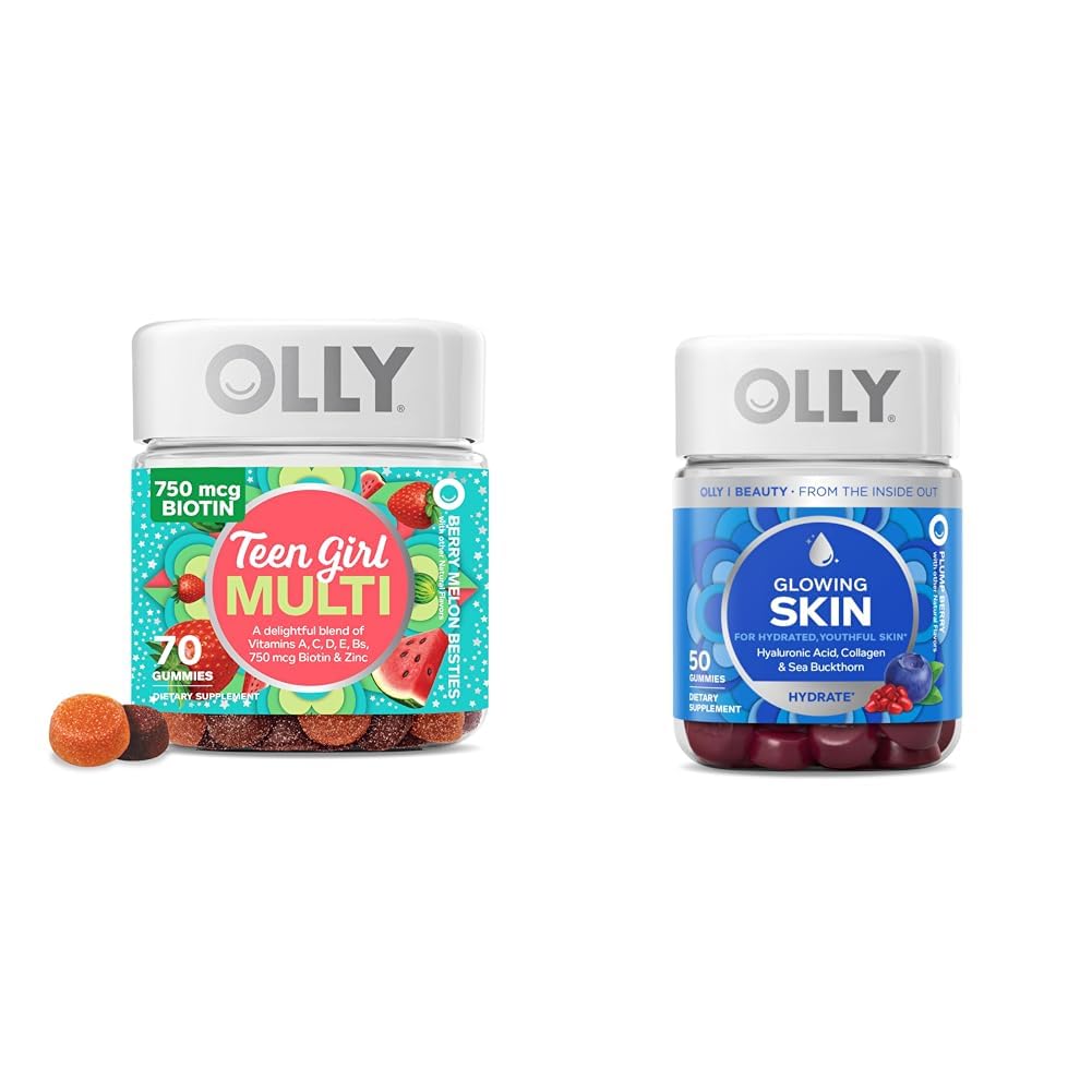 OLLy Teen Girl Multi y Glowing Skin gomitas