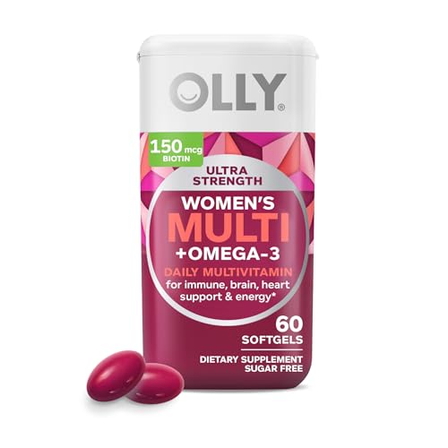 OLLY Ultra multivitamínico para mujer con omega-3
