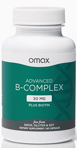 Omax3 complejo vitamínico B cápsula vista frontal