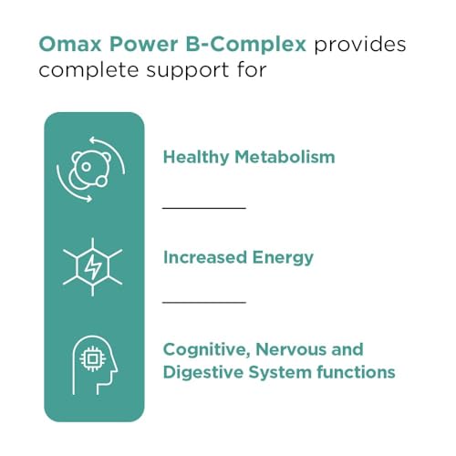 Suplemento Omax3 para estrés e inmunidad con complejo B