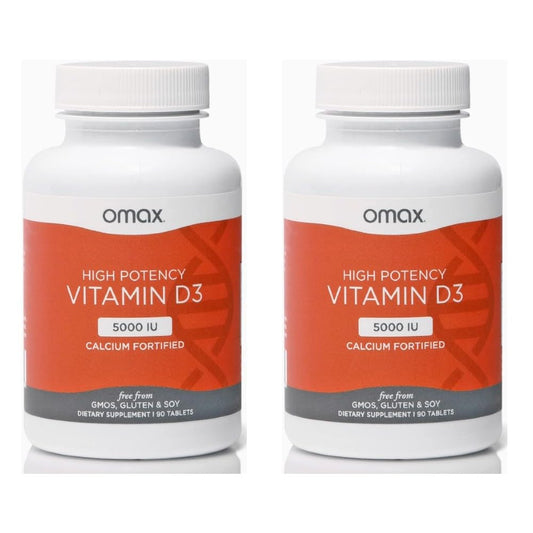 Omax3 vitamina d3 5000 iu y calcio para huesos fuertes