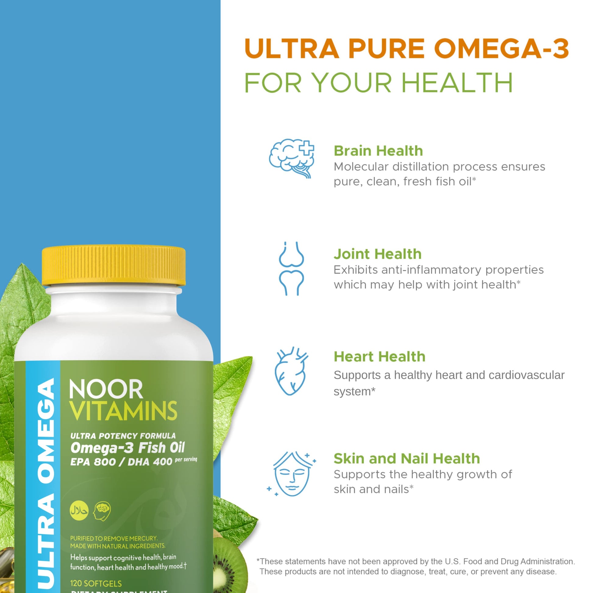 Omega Noor Vitamins beneficios para la salud
