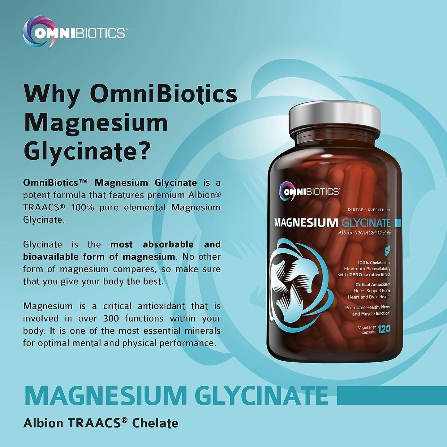 OmniBiotics magnesio glicinato descripción del producto