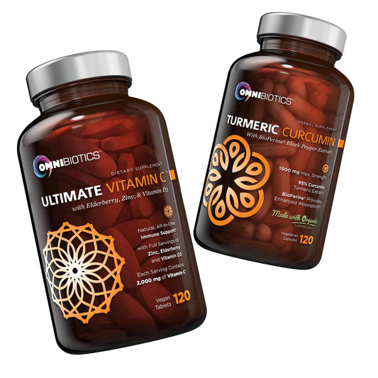 OmniBiotics suplemento vitamina C y cúrcuma para salud