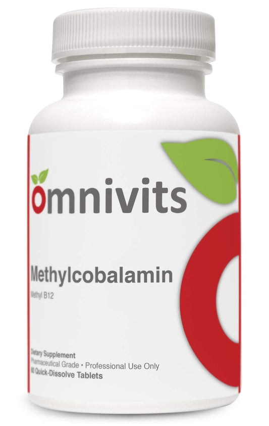 Omnivits metilcobalamina suplemento vitamina b12 5000 mcg 60 tabletas