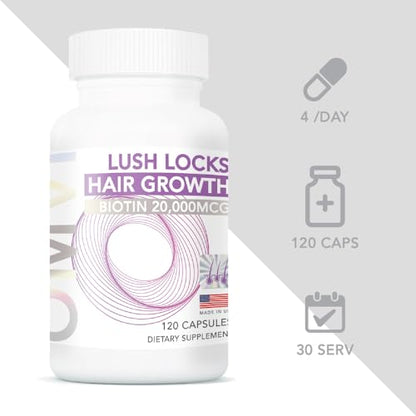 Omvi suplemento vitaminas biotina para uñas cabello piel