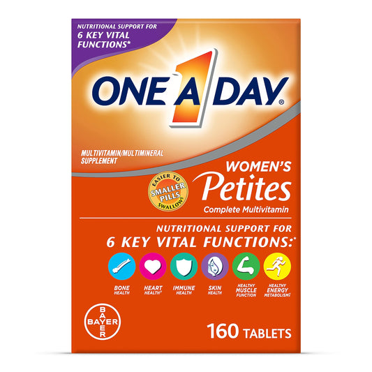 Caja de One A Day Mujeres Petites Multivitaminas 160 tabletas.