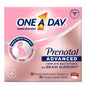 One A Day multivitamínico prenatal avanzado caja frontal