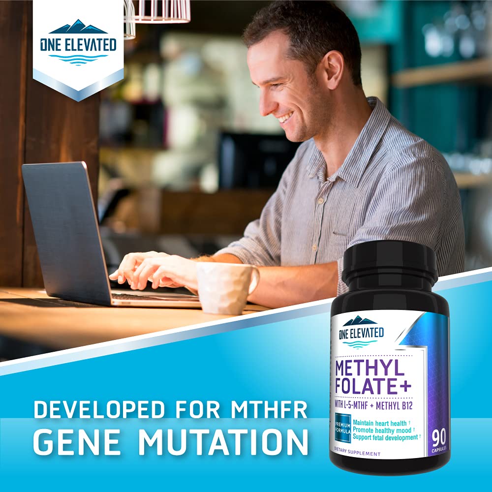 One Elevated metilfolato suplemento con vitaminas B esenciales