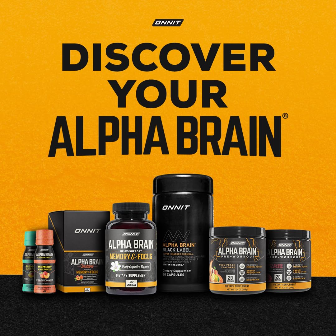 ONNIT Alpha Brain botella lateral