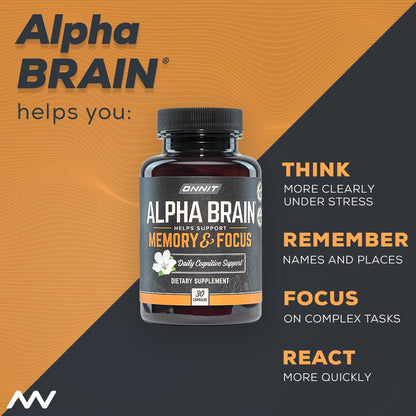 ONNIT Alpha Brain ingredientes detallados