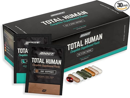 Paquete de vitaminas ONNIT Total Human cápsulas 30 días