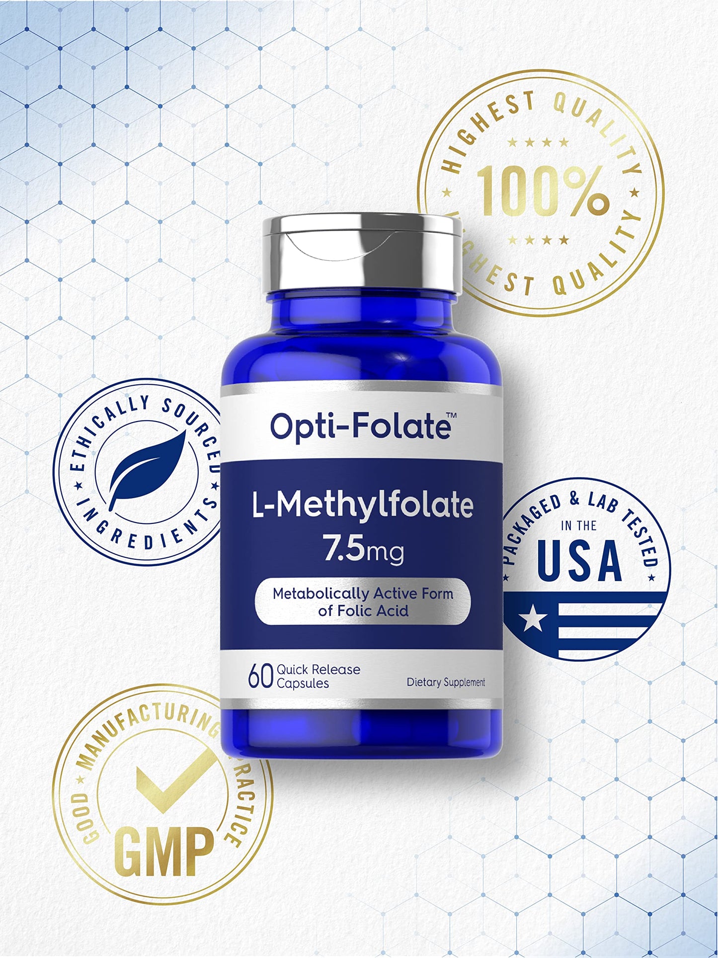 Opti-Folate suplemento L Metilfolato Carlyle