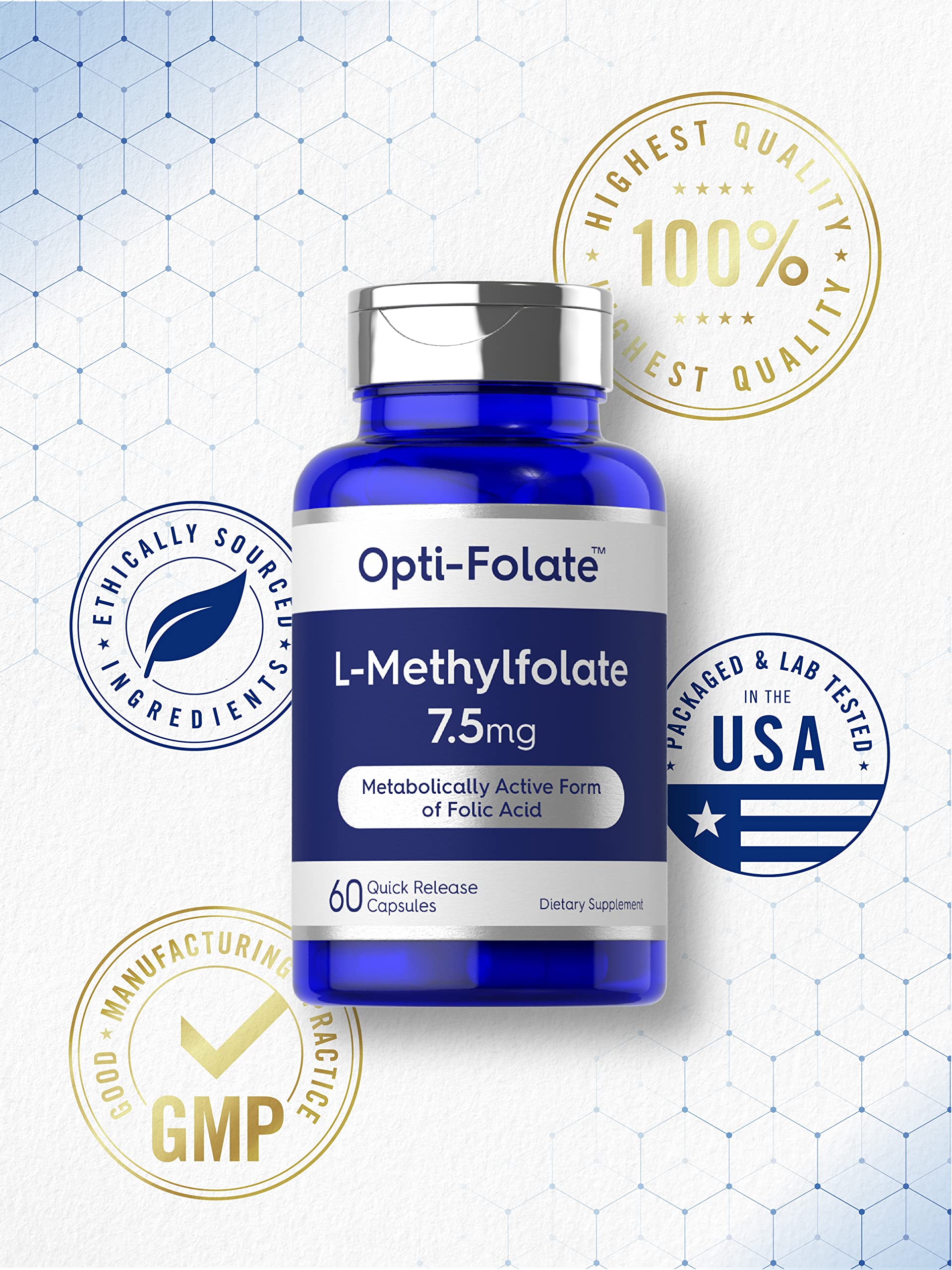 Opti-Folate suplemento L Metilfolato Carlyle