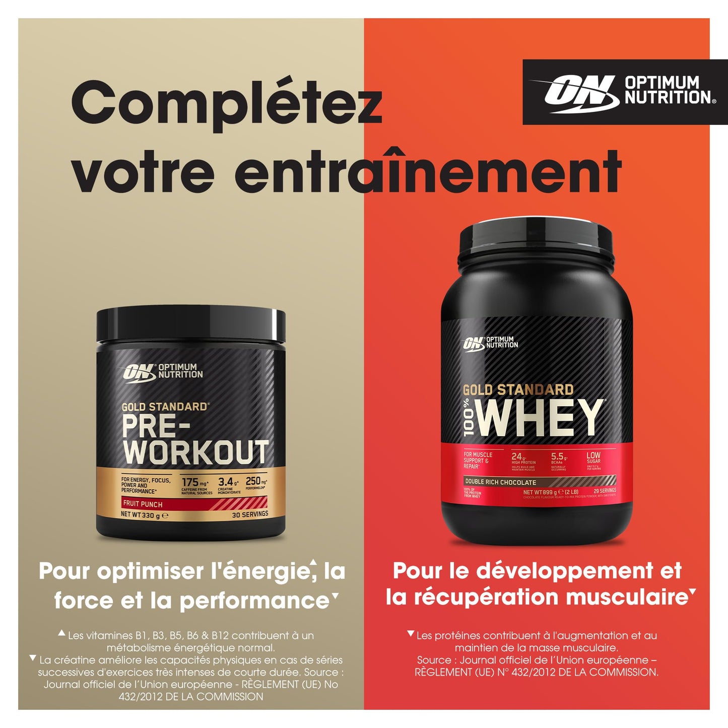 Multivitamínico Opti-Men en fondo amarillo