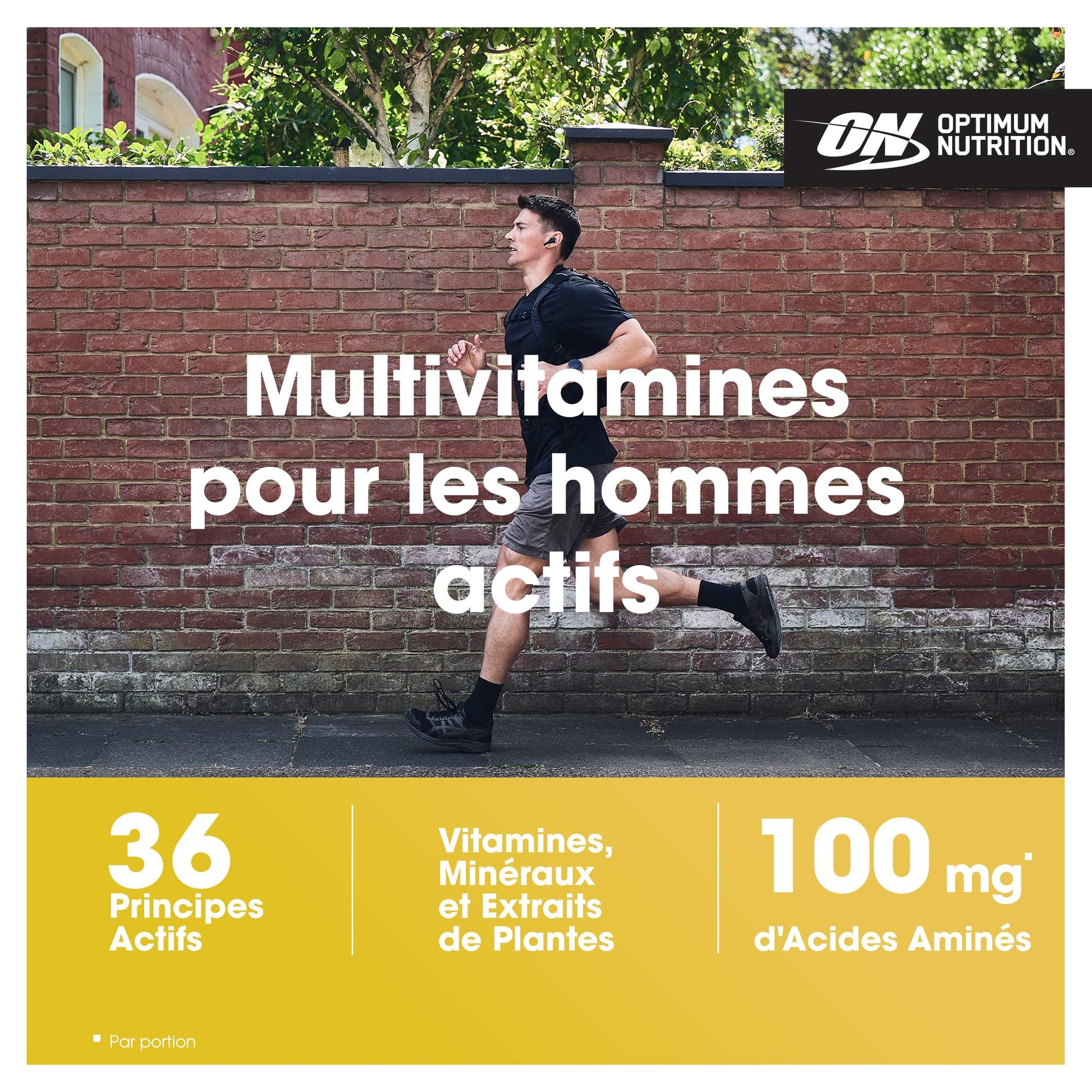 Multivitamínico Opti-Men mostrando ingredientes adicionales