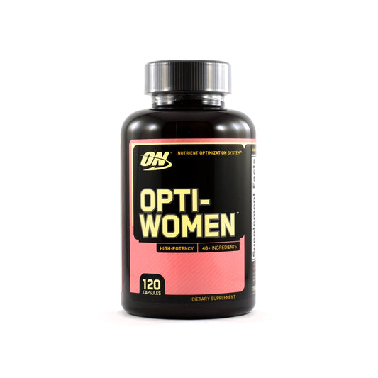 Dos frascos de Opti-Women multivitaminas