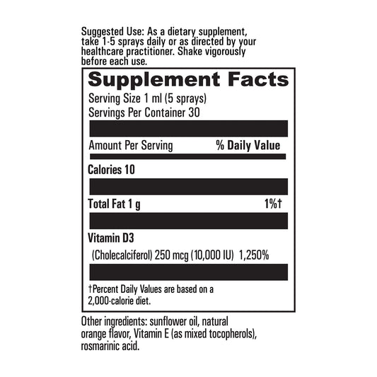 Optimalhealth suplemento vitamina D3 líquido alta potencia