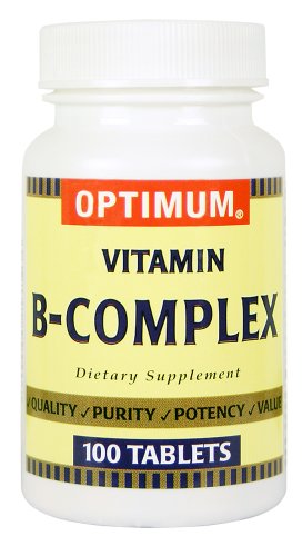 Optimum complejo B vitaminico 100 tabletas paquete doble