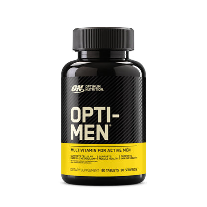 Frasco de multivitamínicos Optimum Nutrition Opti-Men para hombres