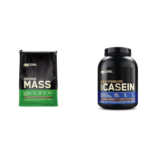 Optimum Nutrition Serious Mass ganador peso proteína y caseína micelar