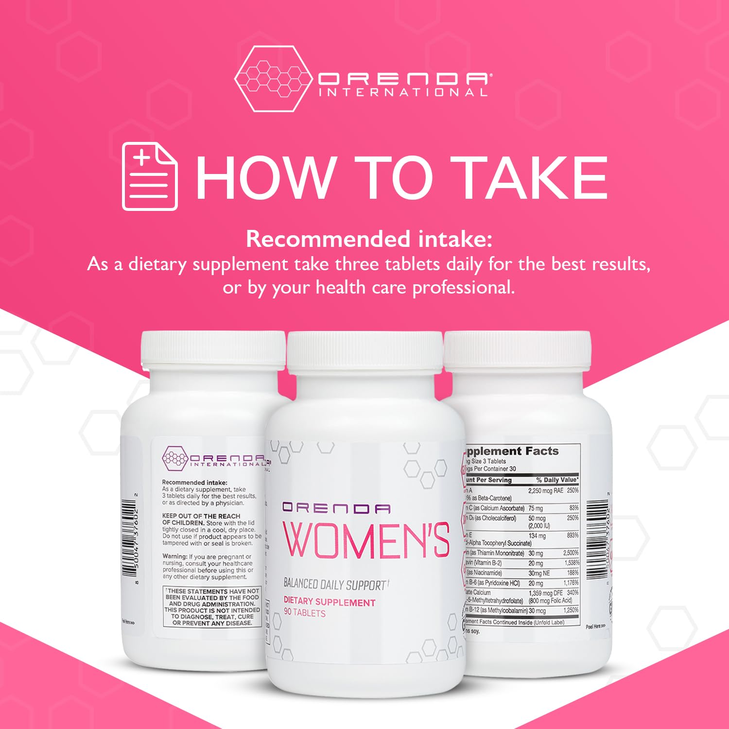 orenda cómo tomar multivitaminas