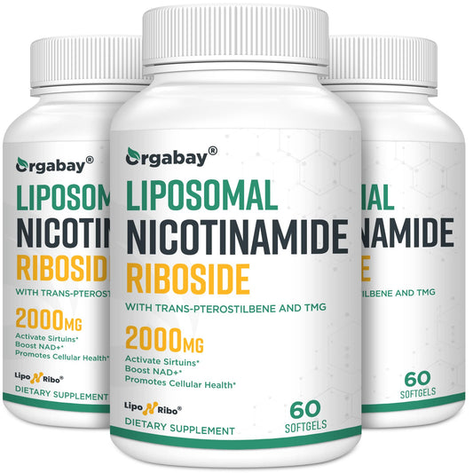 Orgabay nicotinamida ribósido suplemento 2000 mg liposomal envase