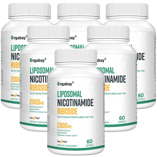Orgabay nicotinamida ribósido suplemento 2000 mg 360 cápsulas