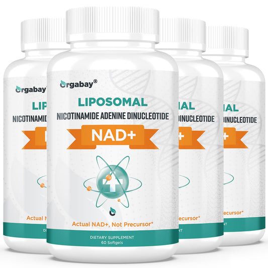 Suplemento Orgabay NAD+ liposomal 500 mg TMG 240 cápsulas